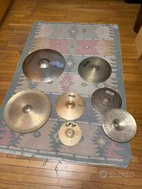 Set piatti batteria misto Zildjian / UFIP / Paiste