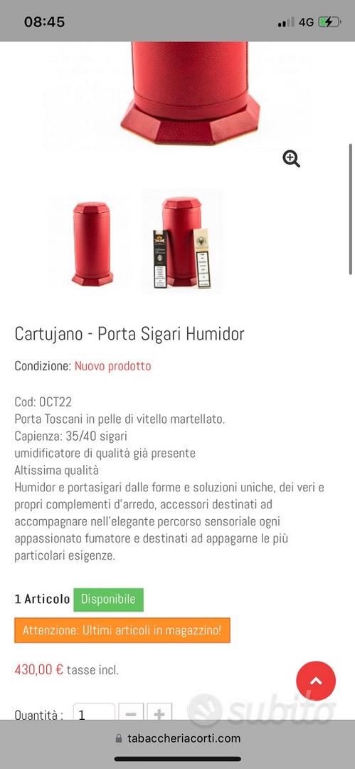 Cartujano - Porta Sigari Humidor