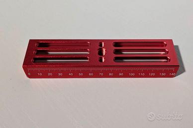 Barra vixen con fori passanti da 150mm con riferim