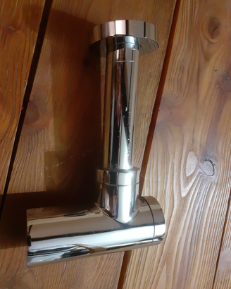 Sifone estetico acciaio inox x lavabo