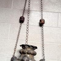 lampadario in ottone