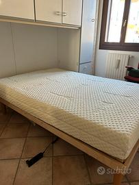 Letto spugna morbido con base elettrica trattabile