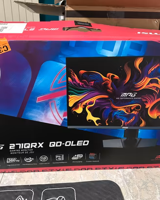 Monitor Gaming MSI MPG 271QRX QD-OLED WQHD 360hz