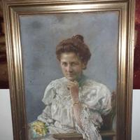 Quadro ritratto antico