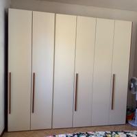 Camera solo Armadio e Letto Matrimoniale Ciliegio