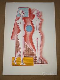 Litografia Mario Tozzi, arte italiana