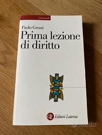 Prima lezione di diritto Paolo Grossi