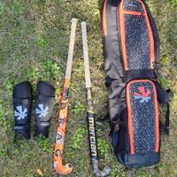 Hockey sul prato >borsa - due bastoni - parastichi