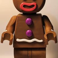 Omino Lego XXL 20cm Pan di zenzero