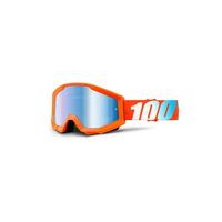 MASCHERA CROSS OFF-ROAD 100% THE STRATA ORANGE - 4