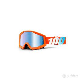 MASCHERA CROSS OFF-ROAD 100% THE STRATA ORANGE - 4