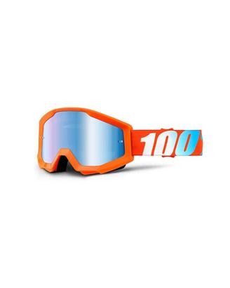 MASCHERA CROSS OFF-ROAD 100% THE STRATA ORANGE - 4
