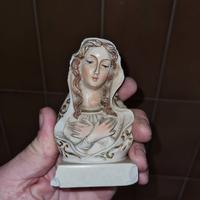 madonna in ceramica statua da tavolo