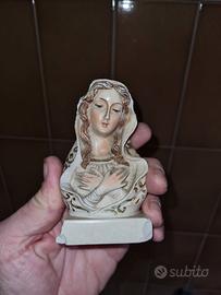 madonna in ceramica statua da tavolo