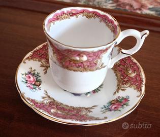 Set da 12 tazzine Bone China Coalport  Montrose 