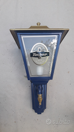 Lanterna blu Birra Tucher, in metallo, nuovissima