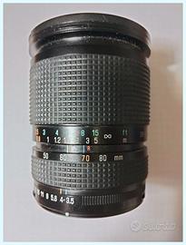 obbiettivo zoom mf Tamron  35/80