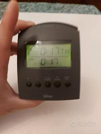 Sveglia da viaggio radiocontrollata Bino con batt.