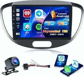 Autoradio per Hyundai i10 2007-2013 con Carplay