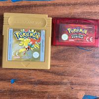 Cartucce gioco game boy color .advance