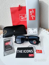 rayban Justin RB4165 nero opaco lente Blu