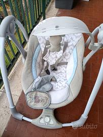 Sdraietta neonato a batteria con dondolo e musica 