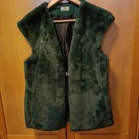 Gilet in ecopelle pelliccia