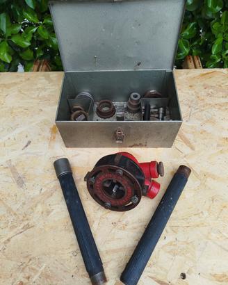 Filiera tubi 1/4" a 11/4"  piegatubi kit bussole 