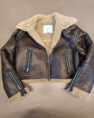 Bomber ecopelle/pelliccia