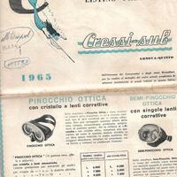 Cressi sub 1965 listino prezzi