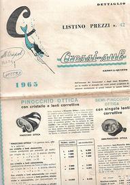 Cressi sub 1965 listino prezzi