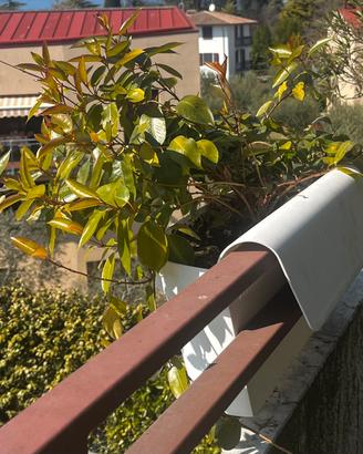 Fioriere da balcone doppie in polipropilene