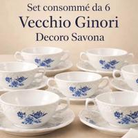 Set tazze vecchio ginori decoro Savonax