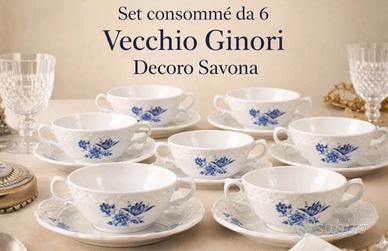Set tazze vecchio ginori decoro Savonax