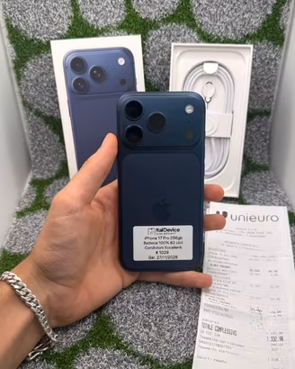 IPhone 17 Pro 256gb 🔵 - 🔋100% 82 cicli di ricarica