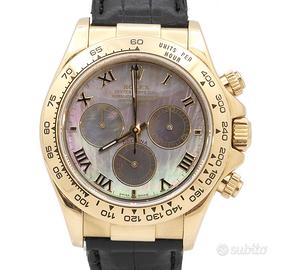 Rolex Cosmograph Daytona 116518 Oro Pelle MOP Dial