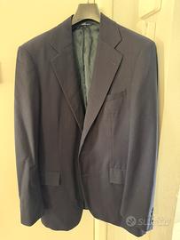 Giacca blazer uomo ralph lauren blu 54