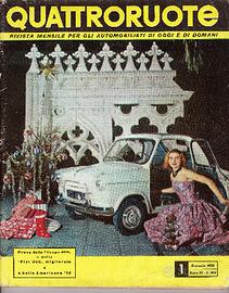 QUATTRORUOTE n.24 Gennaio1958 VESPA 400 FIAT 500