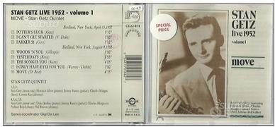 CD: Stan Getz - Live 1952 - volume 1 - Move