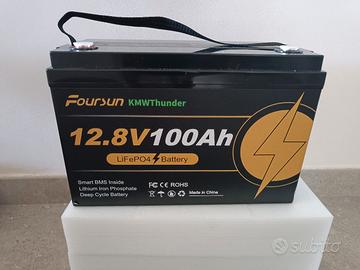 Batteria 12V litio 100 ha Lifepo4 
