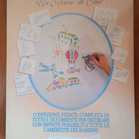 stencil per stanza bambini