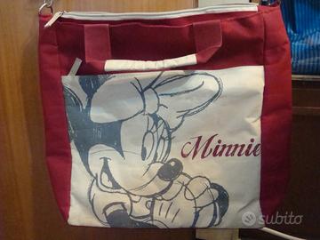 Borsa Disney Minnie Topolina manici e tracolla