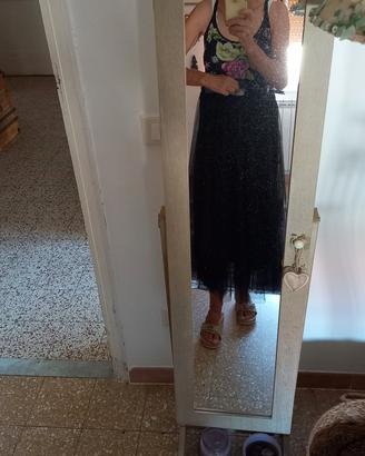 gonna nera con tulle