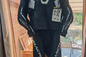 tuta pelle moto manca armadyl 2pc