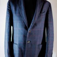Giacca Business Reda quadri e spacchi, taglia 52