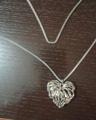 collana con pendente a cuore 