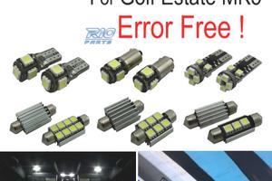 KIT 14 LAMPADE LED INTERNE PER VOLKSWAGEN VW GOLF 