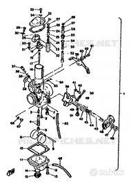 Spillo conico Yamaha XT500 1T1141160200