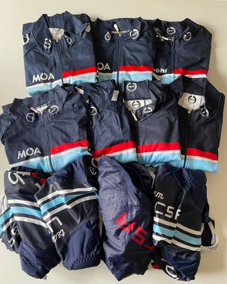 11 pezzi abbigliamento bici invernali ed estivi