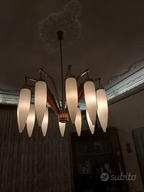 lampadario vintage anni '60